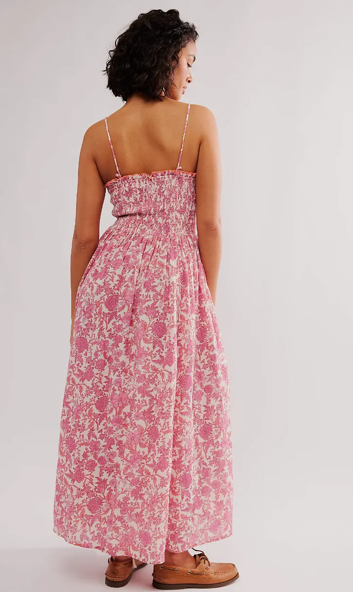 Pink Sweet Nothings Midi Dress