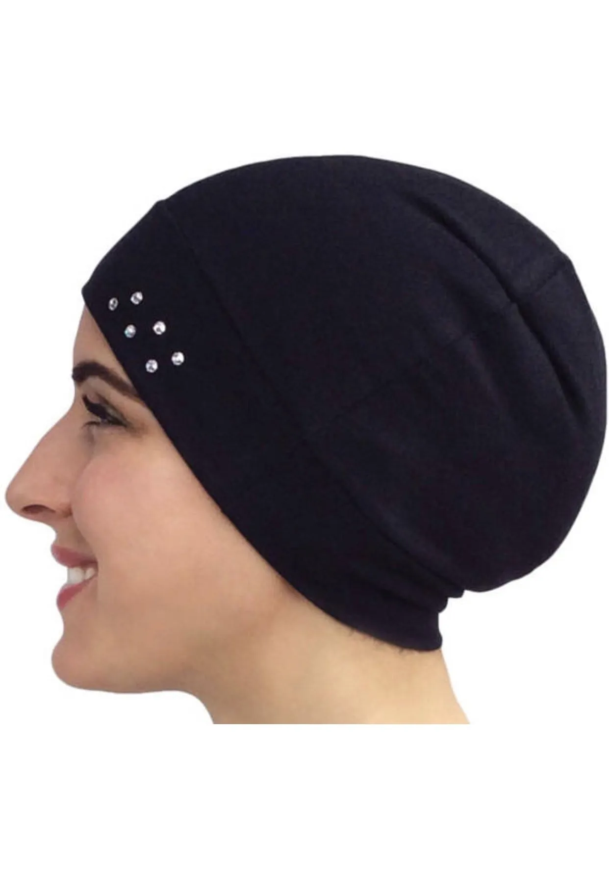Popular Crystals Comfy Easy Slip On Cap