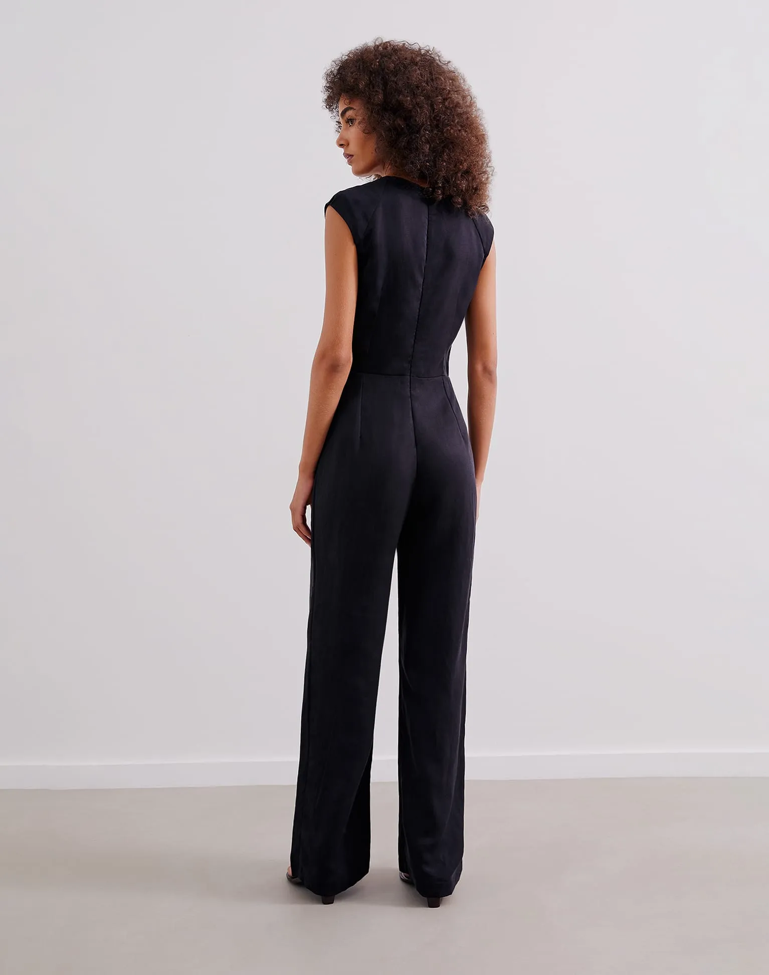 Raika Detail Jumpsuit (exchange only) - Black