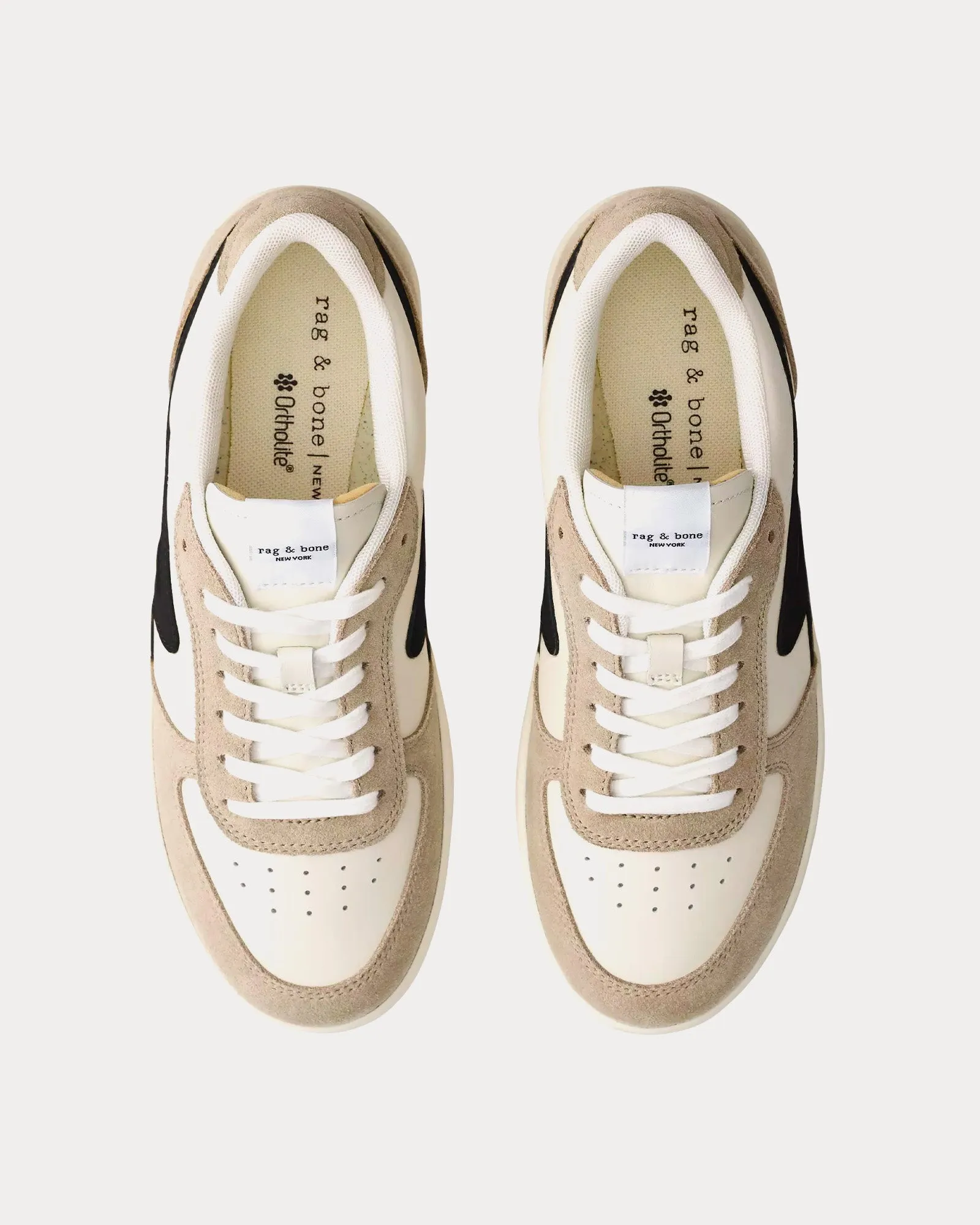 Retro Court Leather Turtle Dove / Light Sand Low Top Sneakers