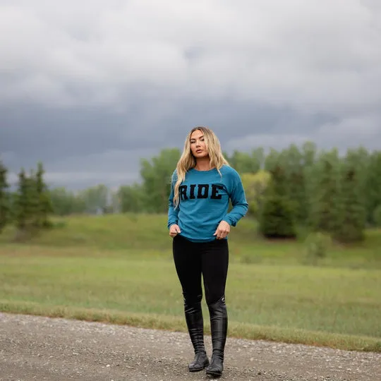 RIDE Crew Neck Sweater - Ladies