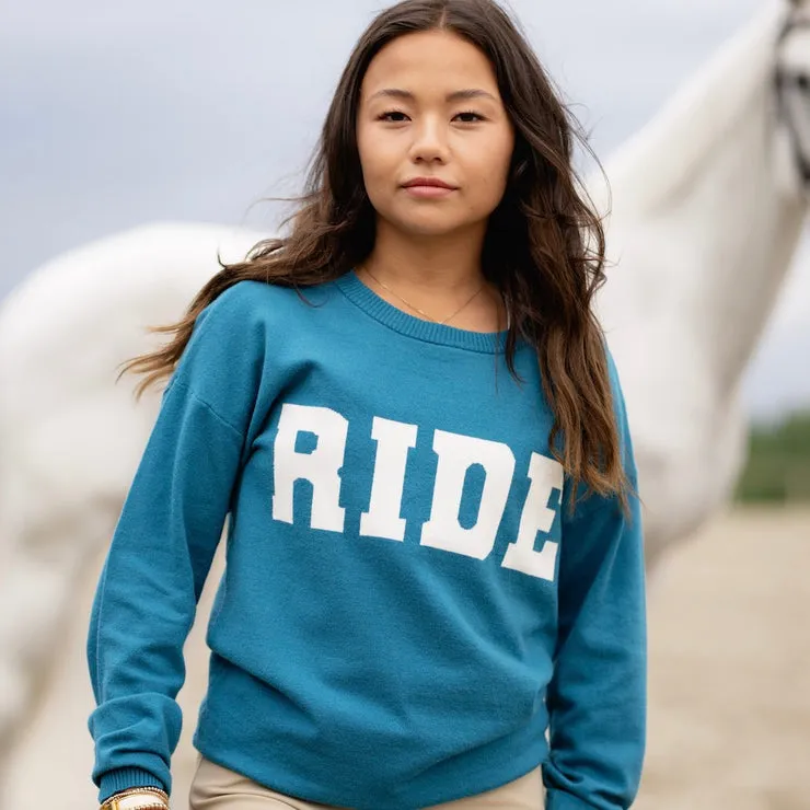 RIDE Crew Neck Sweater - Ladies