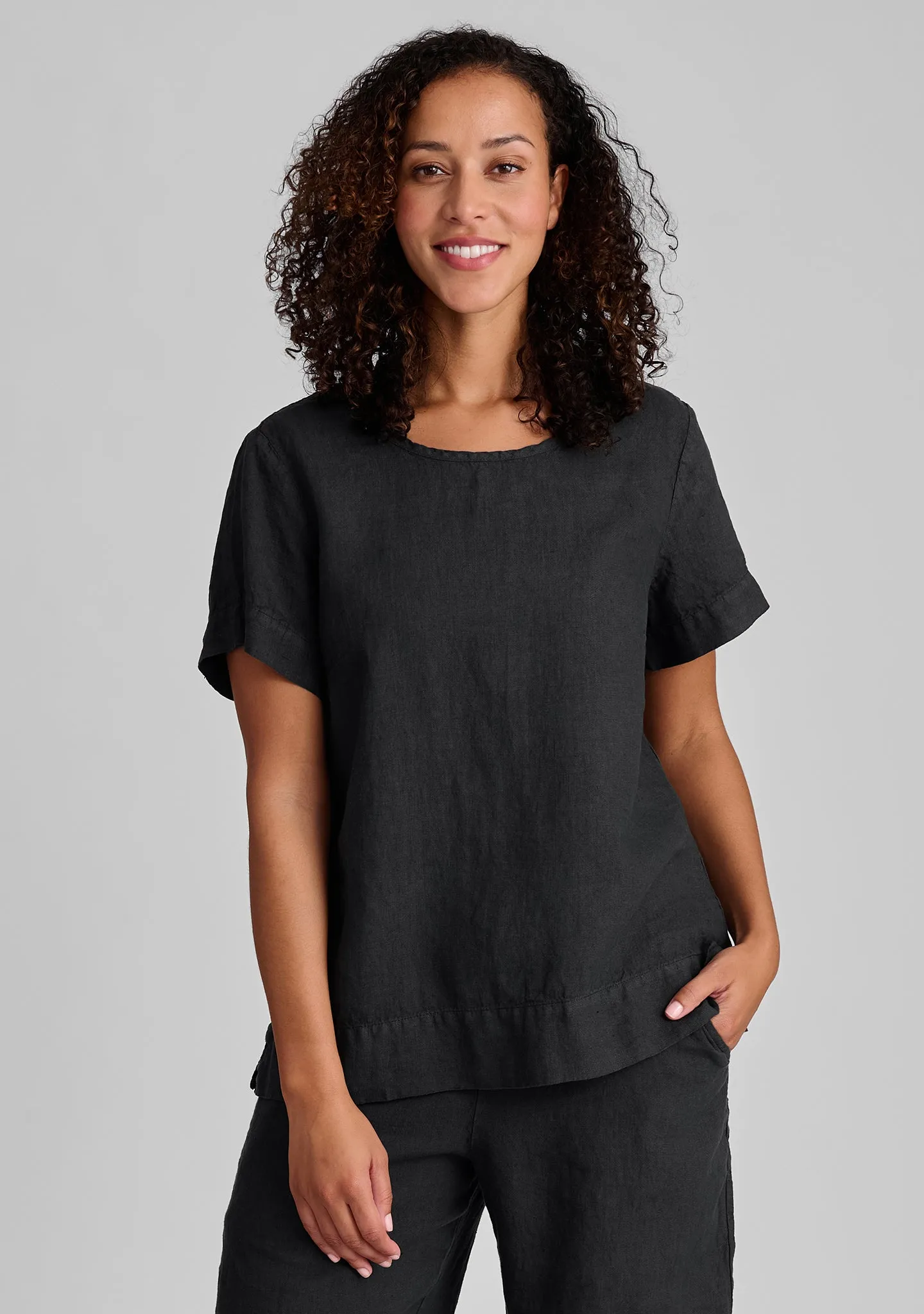 Roadie Tee - Linen T Shirt