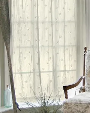 Sand Shell Lace Sheer Panel Sand Shell Lace Sheer Panel