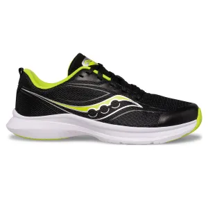 Saucony Kinvara 13 Kids Running Shoe Black Lime