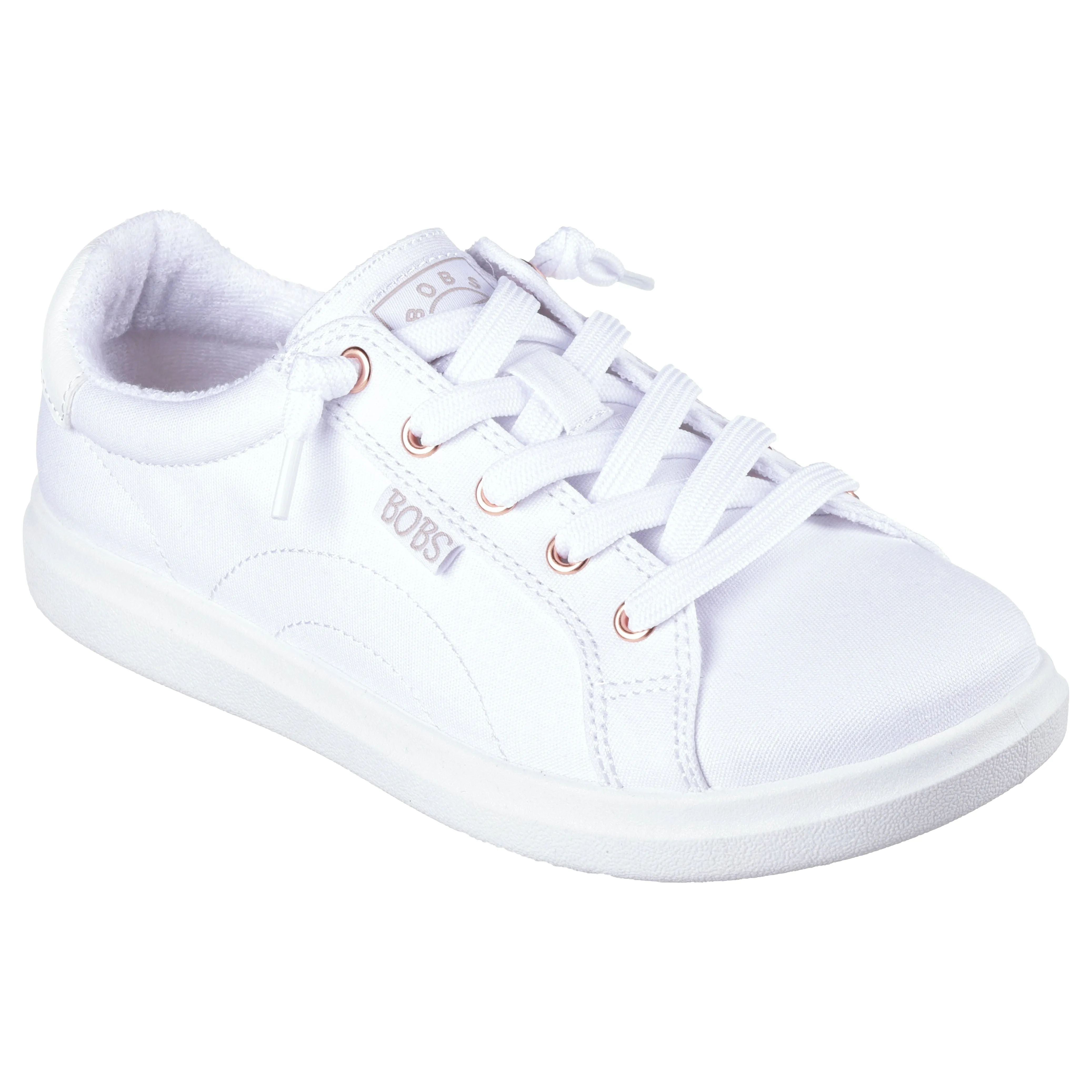 Skechers Casual plimsoll style trainer shoe BOBS D Vine 114453wht WHITE