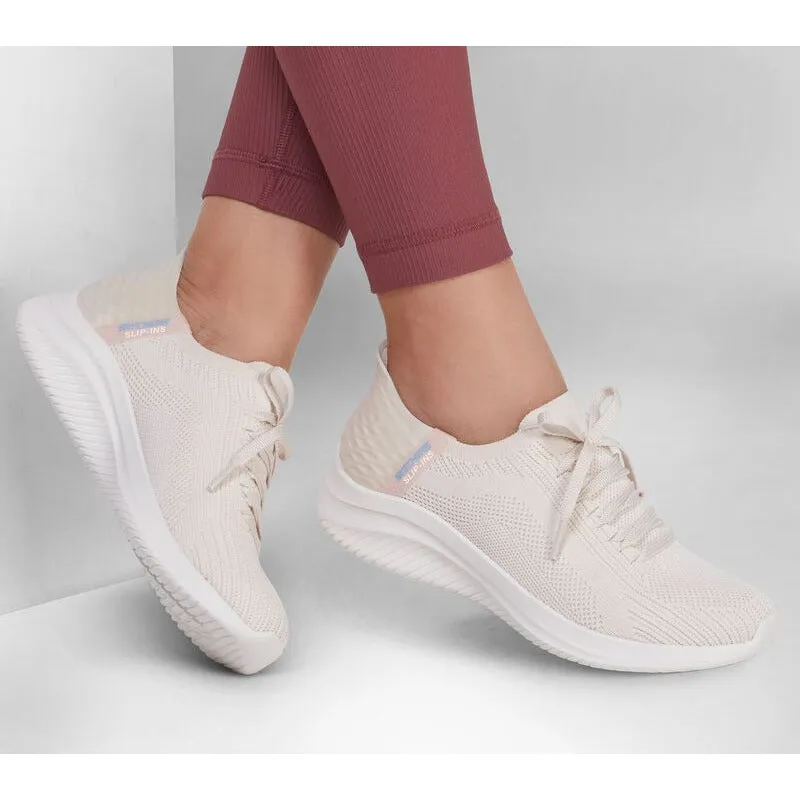 Skechers Slip-ins Trainer:  149710NAT NATURAL Ultra Flex 3.0 - Brilliant