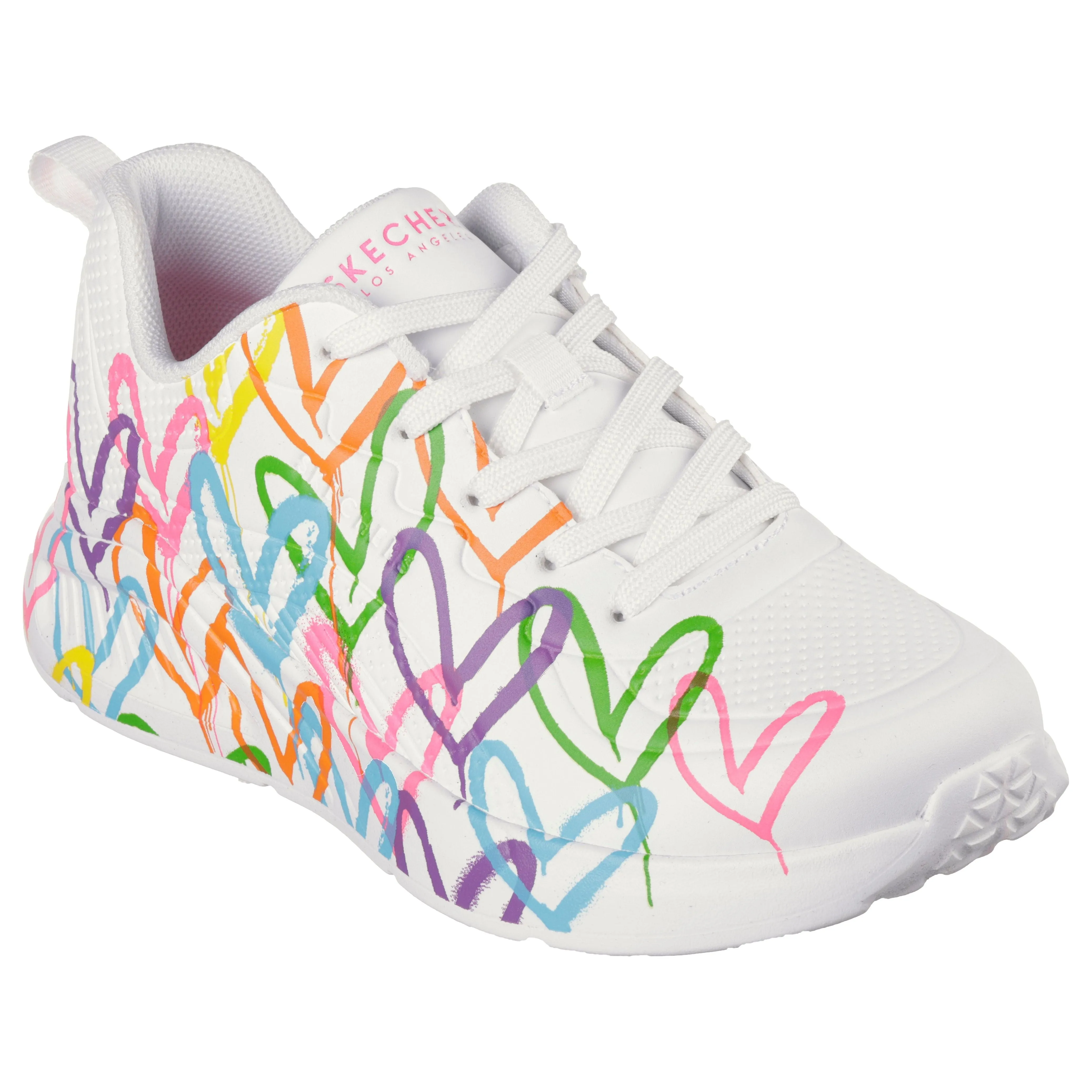 Skechers UNO Trainer 177977 WMLT WHITE Multi Goldcrown #Lovewall