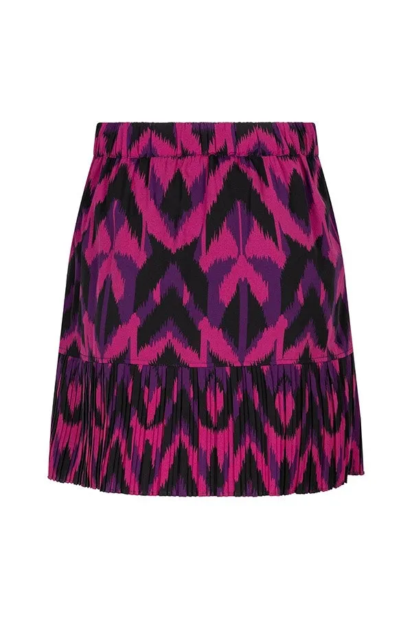 Skirt Jaleni - Paars Dessin