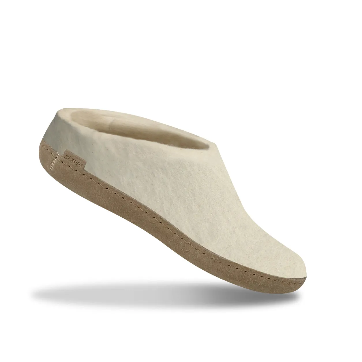 Slip-on with leather sole - Off white