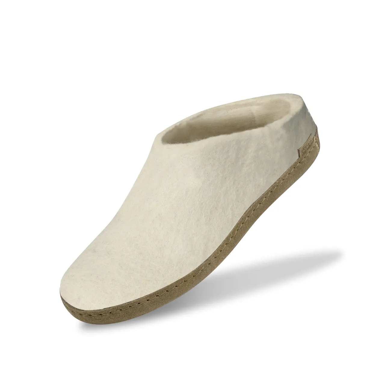 Slip-on with leather sole - Off white