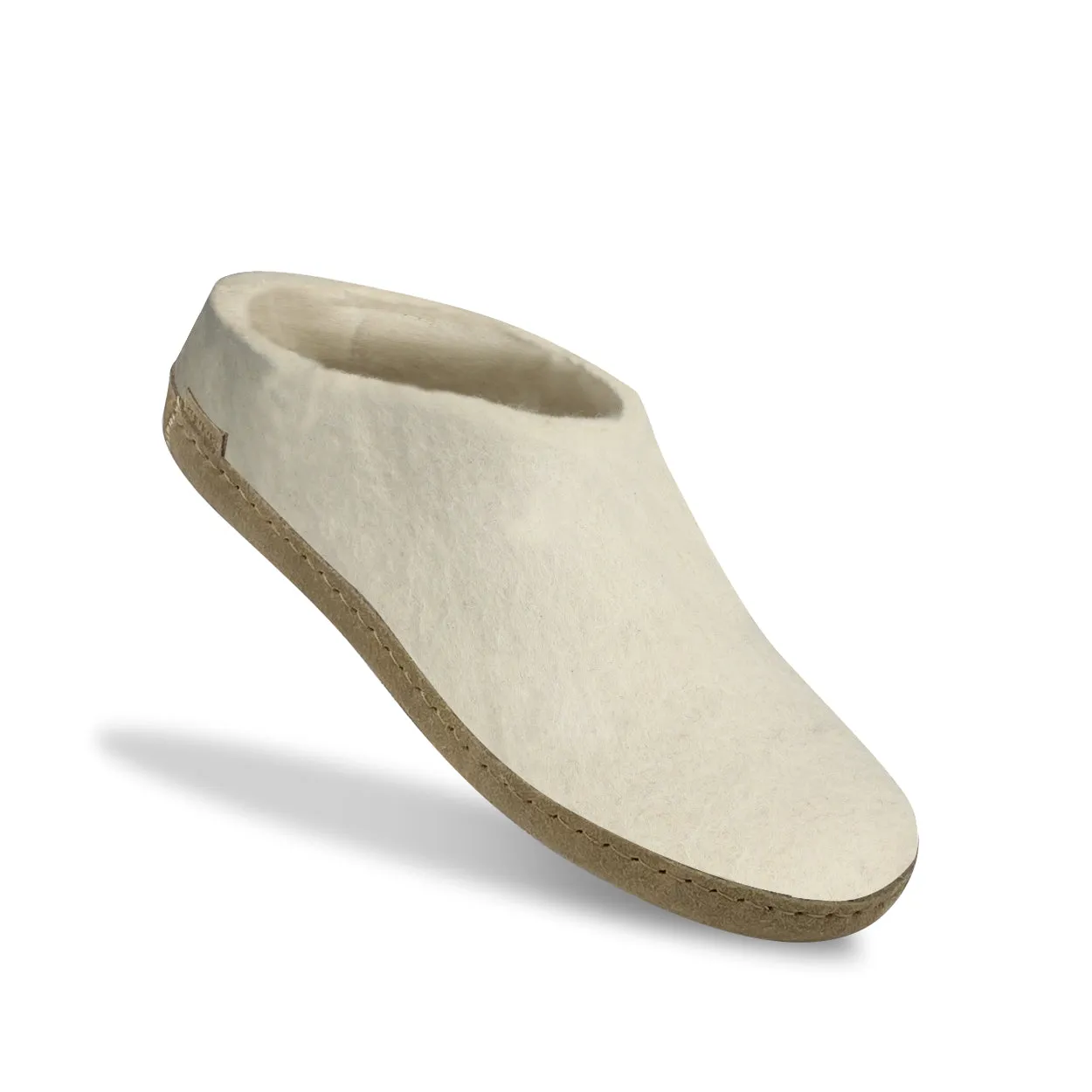 Slip-on with leather sole - Off white
