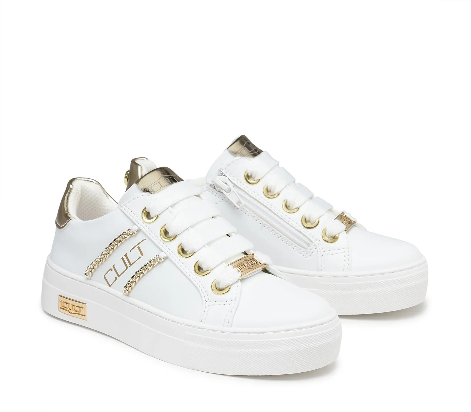 SNEAKER KRUG BIANCA/ORO