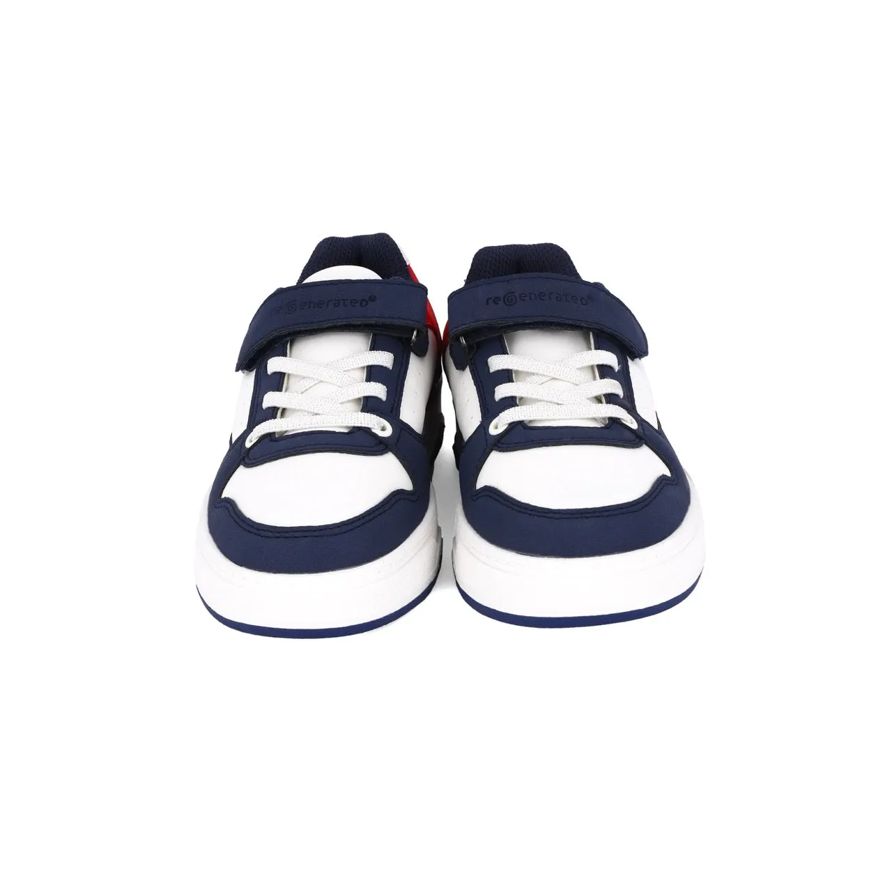 Sneakers riciclate da bambini Bianco-Rosso