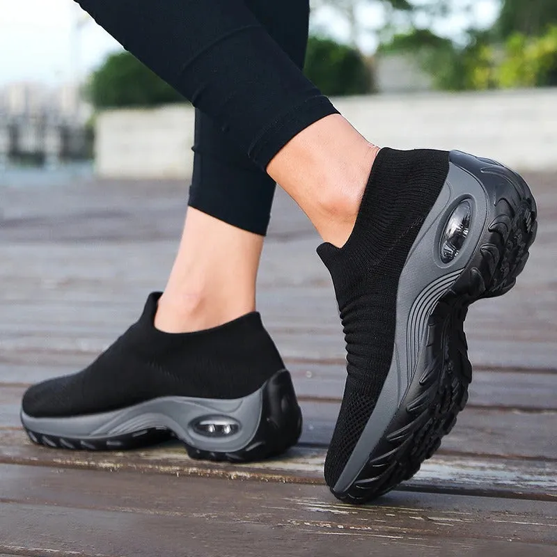 Sneakers Women Tennis Shoes Light Air Cushion Walking Footwear