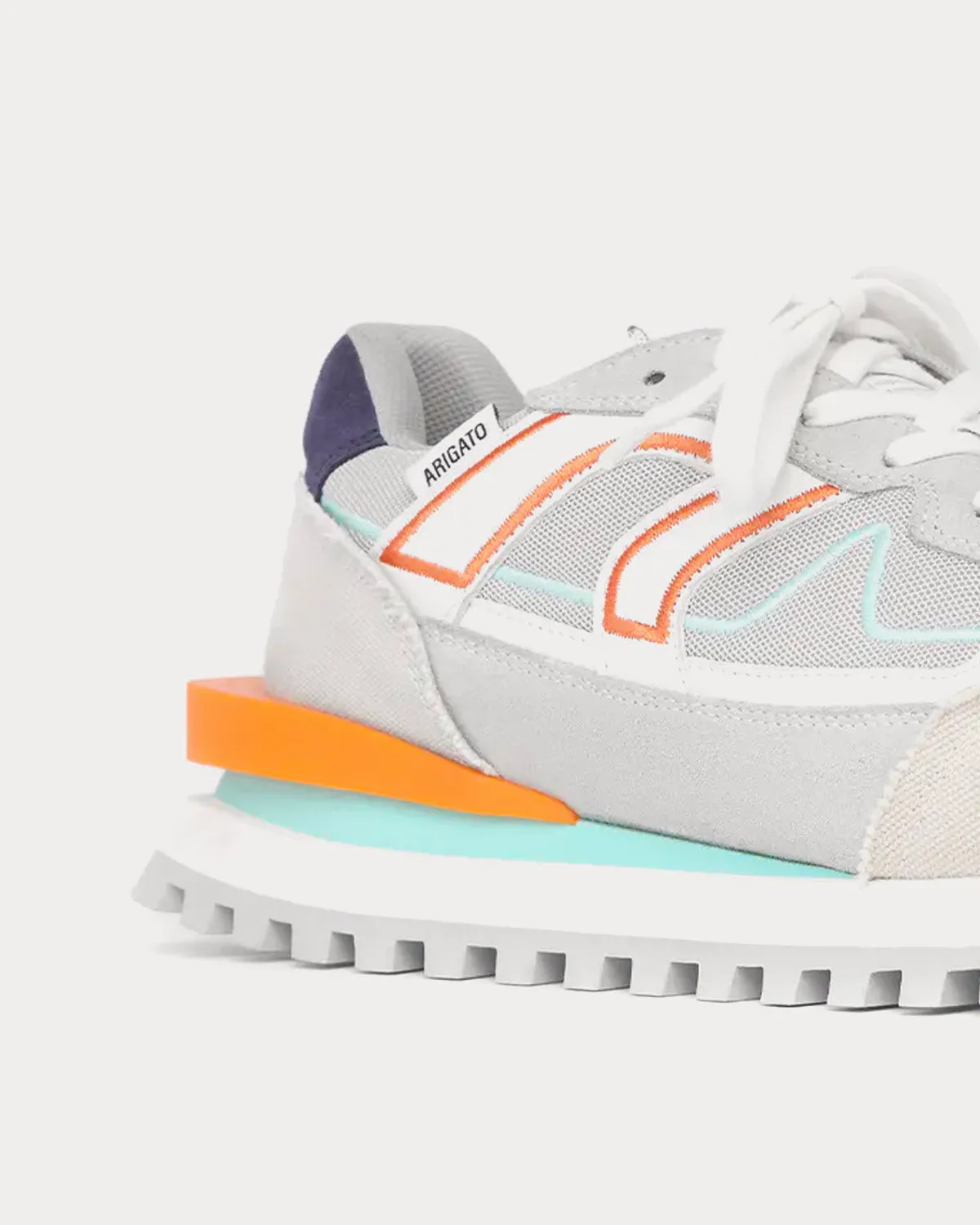 Sonar Light Grey / Blue Low Top Sneakers