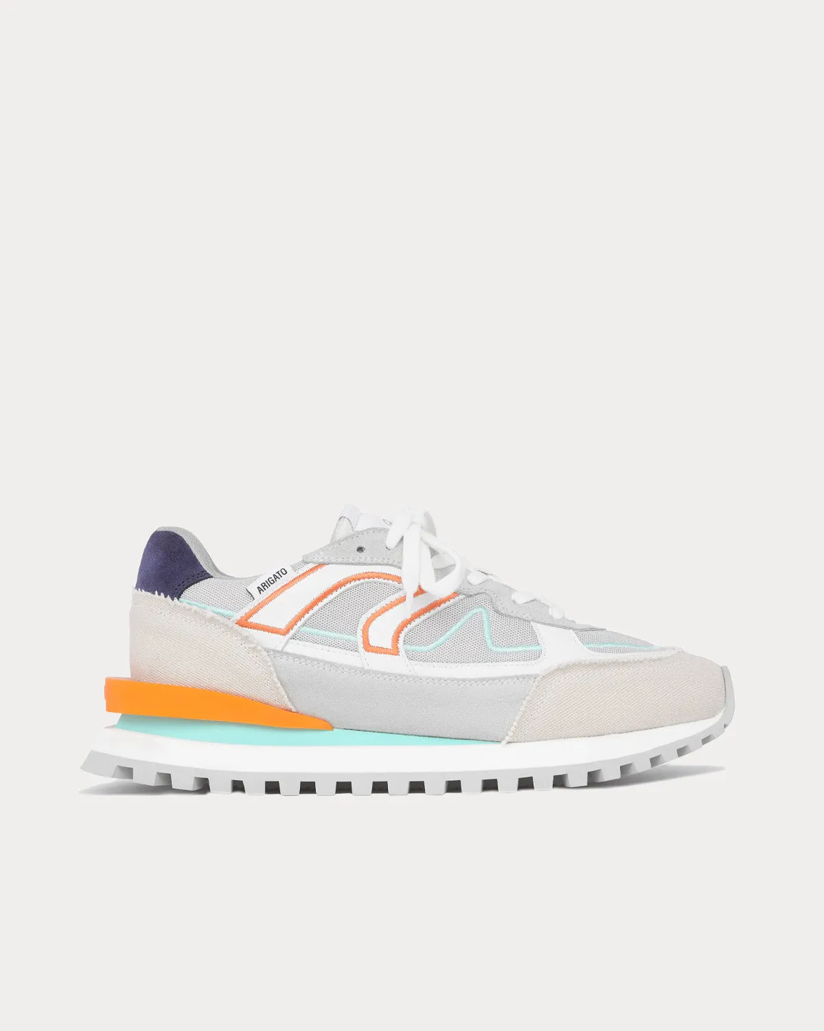 Sonar Light Grey / Blue Low Top Sneakers