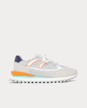 Sonar Light Grey / Blue Low Top Sneakers