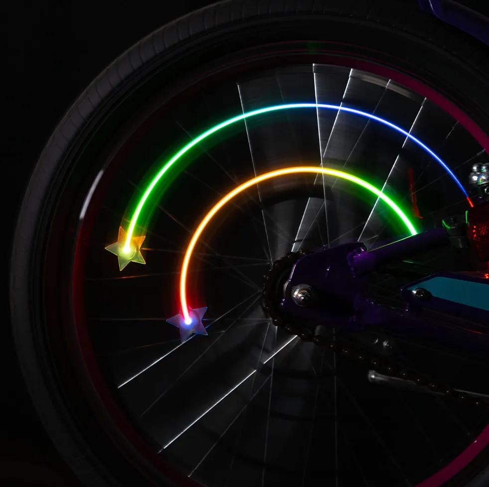 Star Brightz Color Morphing Bike Lights