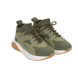 Stella McCartney Kids Neon Mesh Lace-Up Sock Trainers