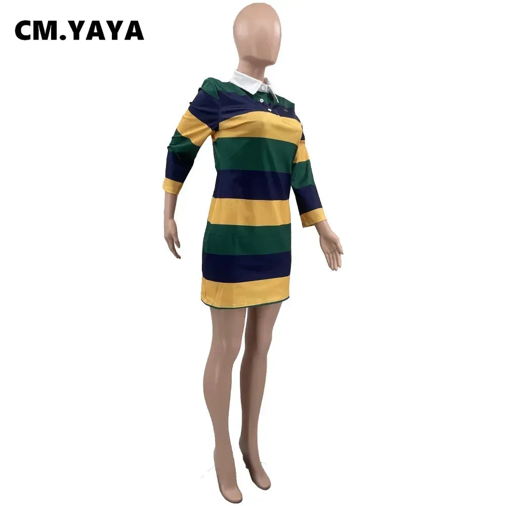 Striped Pencil Sweatshirt Dress
