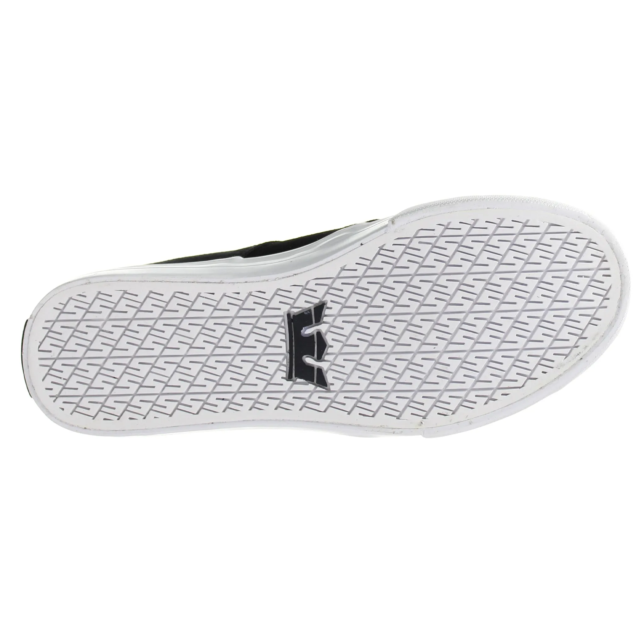 Supra Stacks Vulc II Kids Black Trainers