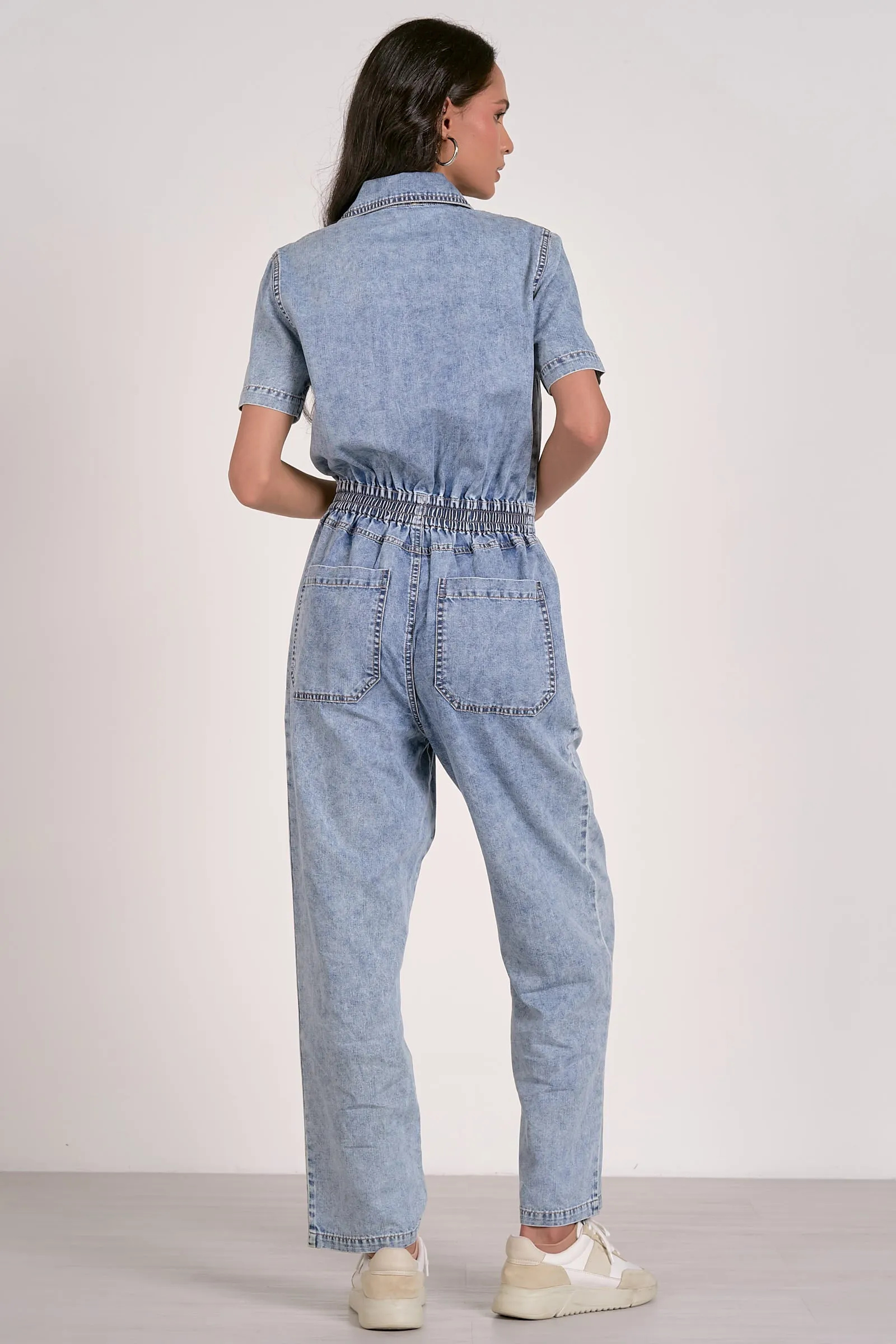 The Hayley Denim Jumpsuit