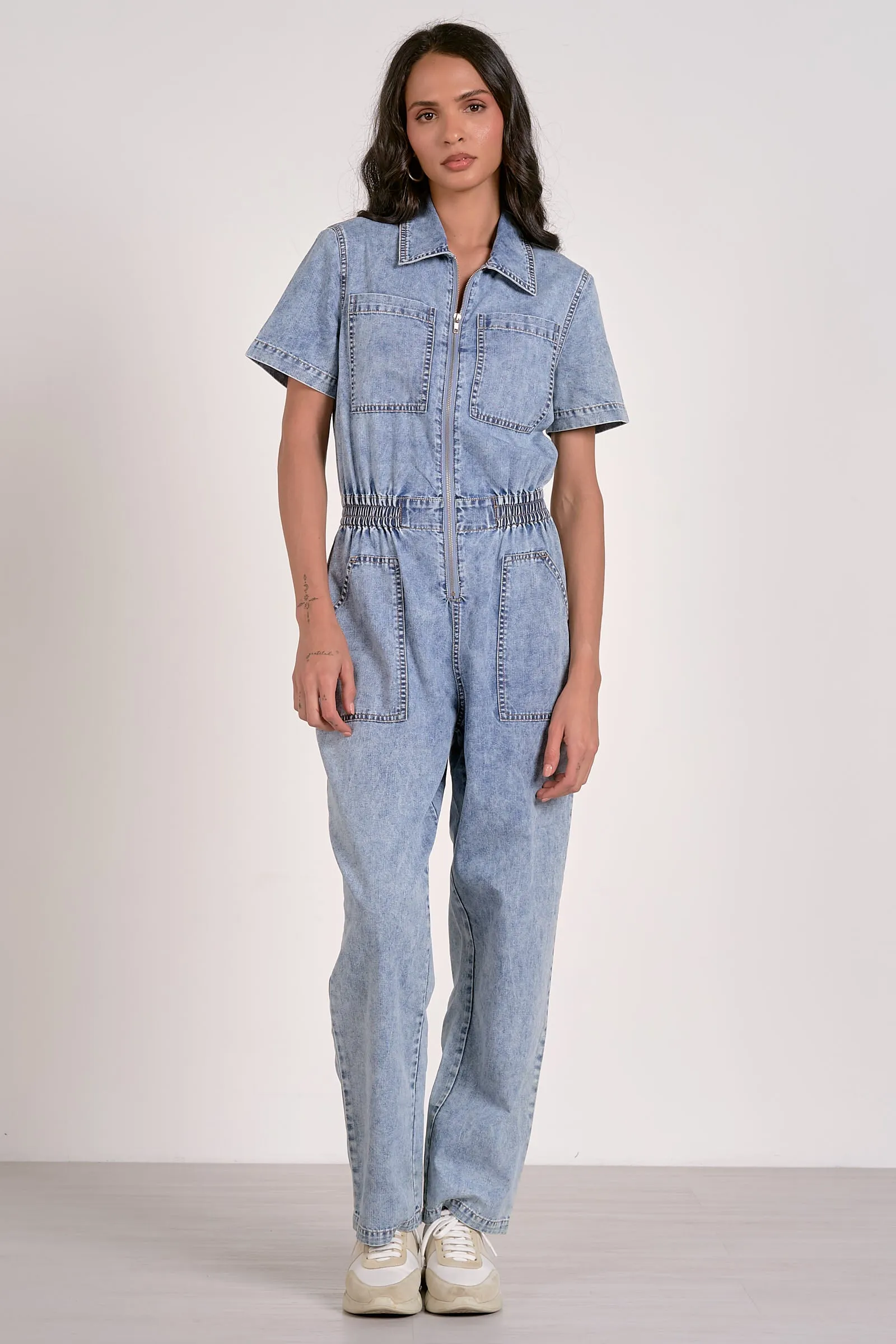 The Hayley Denim Jumpsuit