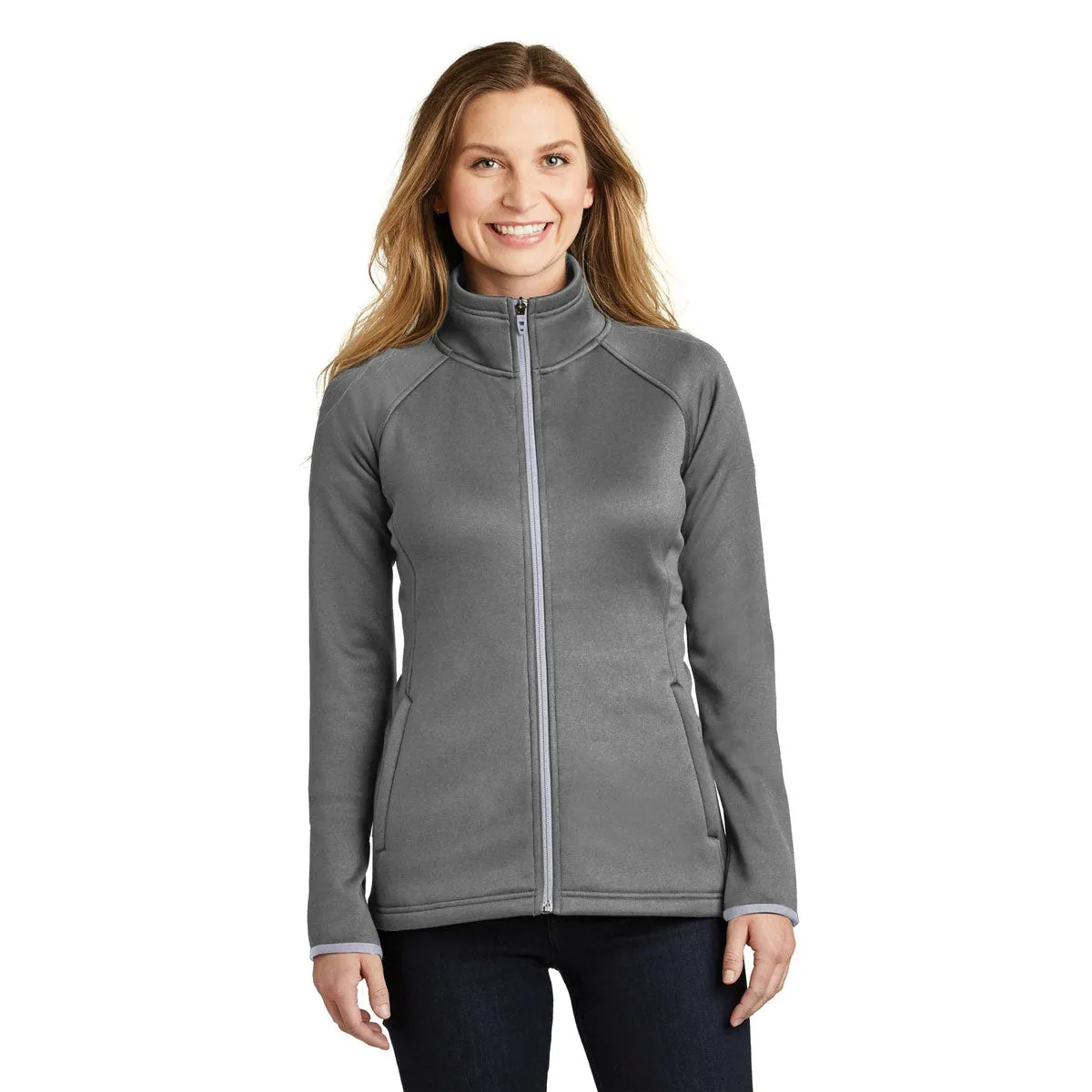 The North Face Women's TNF Medium Grey Heather Canyon Flats Stretch Fleece Jacket