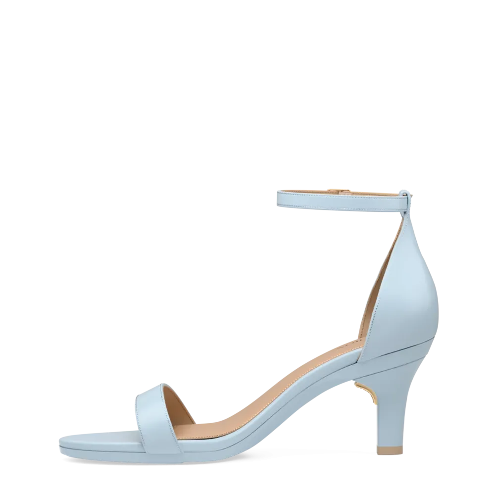 The Pashionista - Baby Blue Leather 3 Stiletto