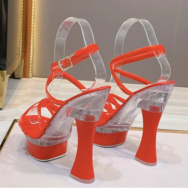 Thick Heel Slope Heel Anti Slip Thick Bottom Versatile Sandals