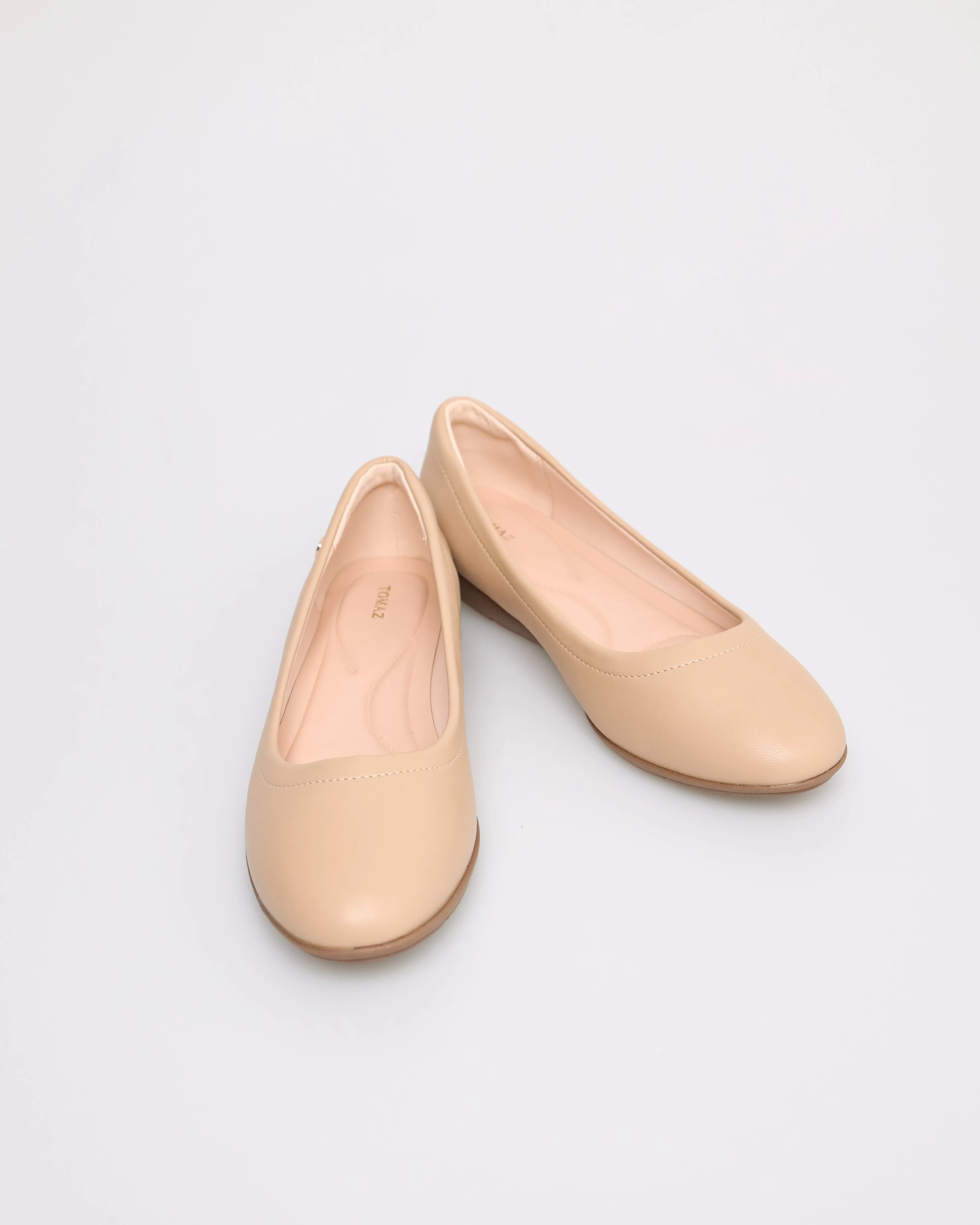Tomaz NN226 Ladies Square Toe Ballerinas