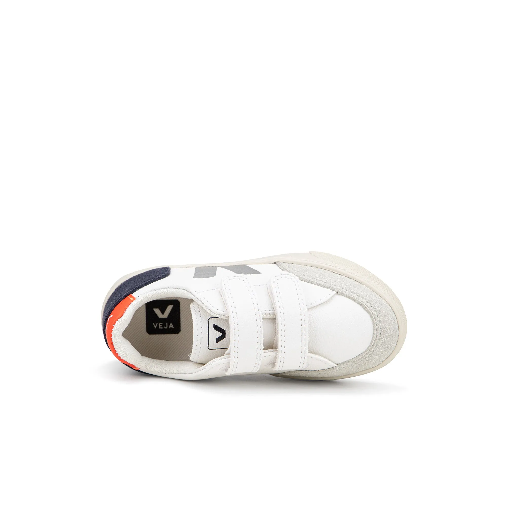Veja Small V-12 Velcro Chromefree Leather