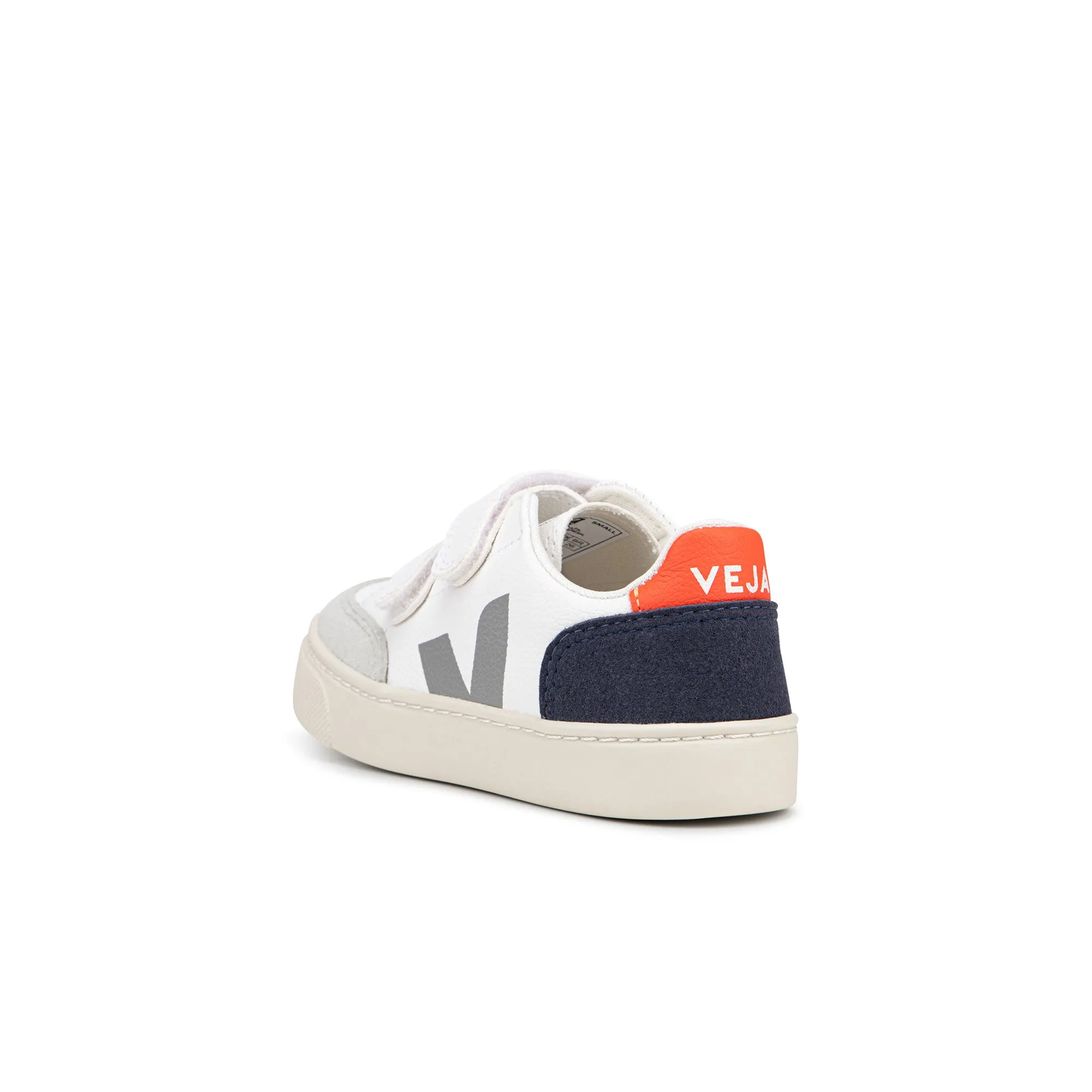 Veja Small V-12 Velcro Chromefree Leather
