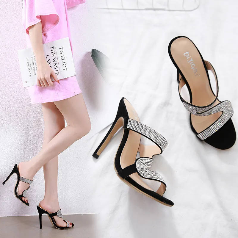 Versatile diamond High Heel Sandals
