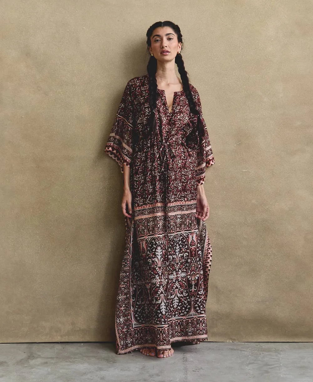 Vintage Silk Kaftan - No. 240206 - O/S - Petite