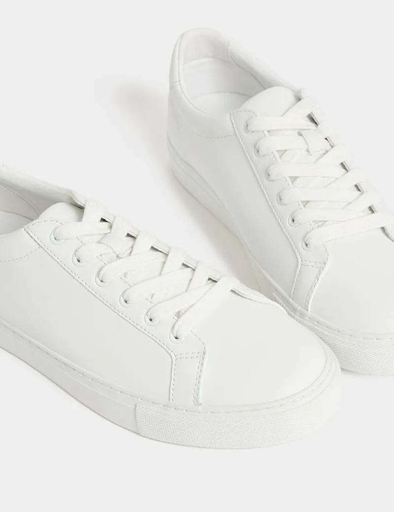 Wide Fit Lace Up Trainers