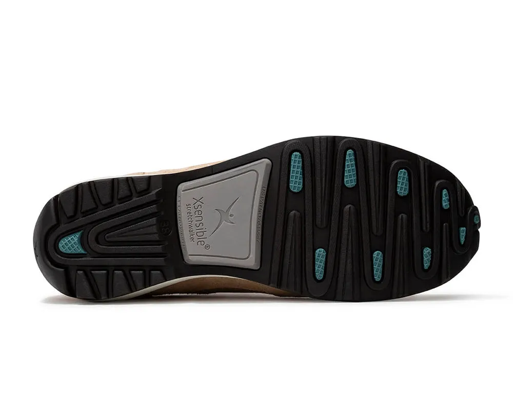 Womens Zip Jersey Sand Trainers