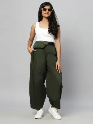 Woven Trouser-Olive