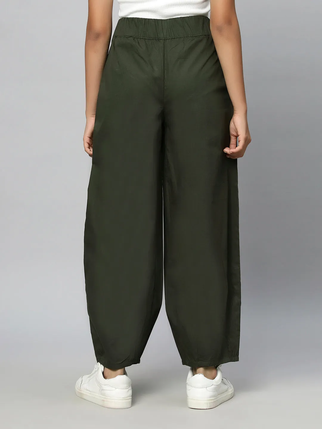 Woven Trouser-Olive