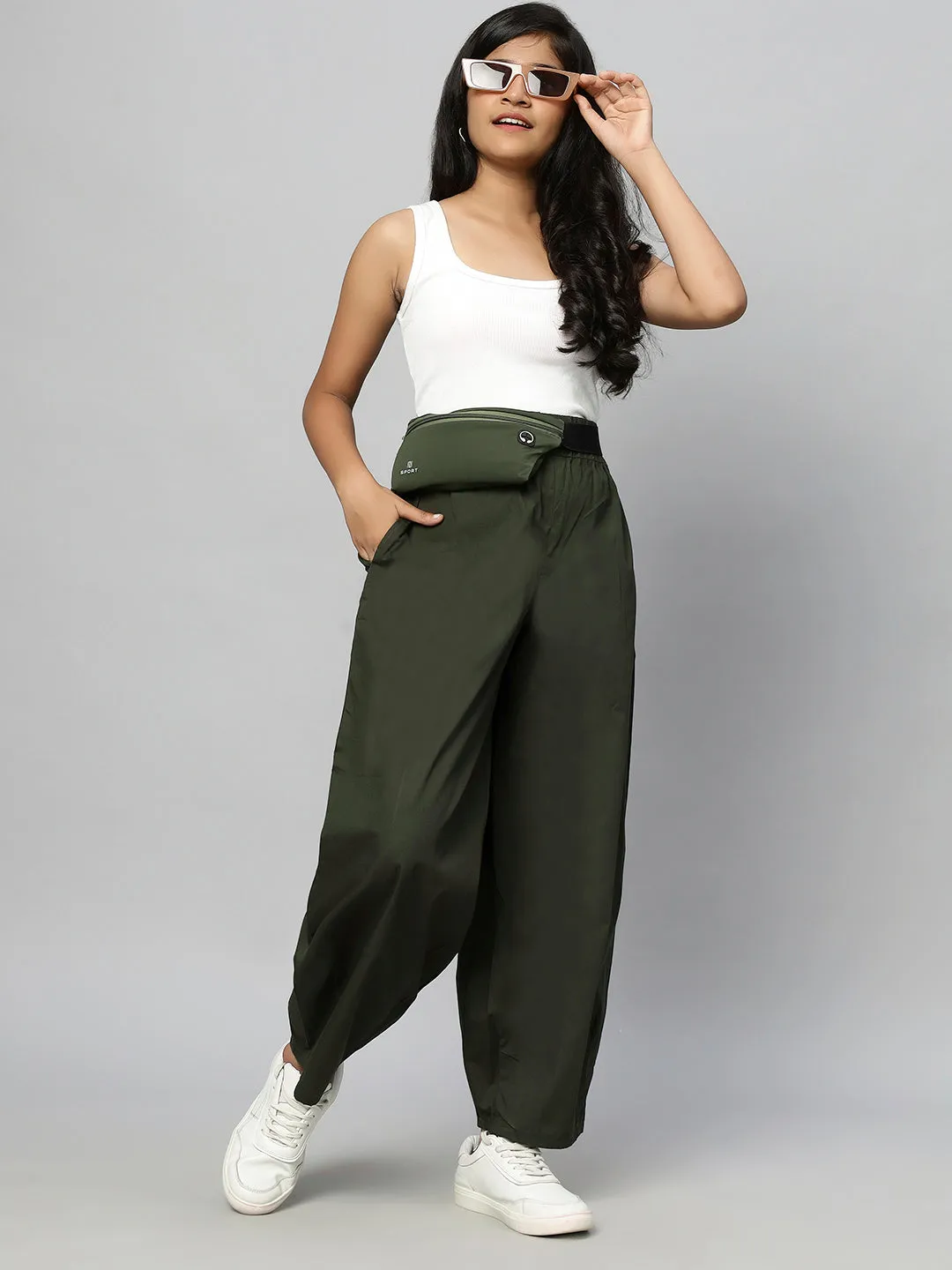 Woven Trouser-Olive